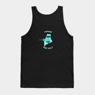 Maine Disc Golf - Light Green Shape Tank Top